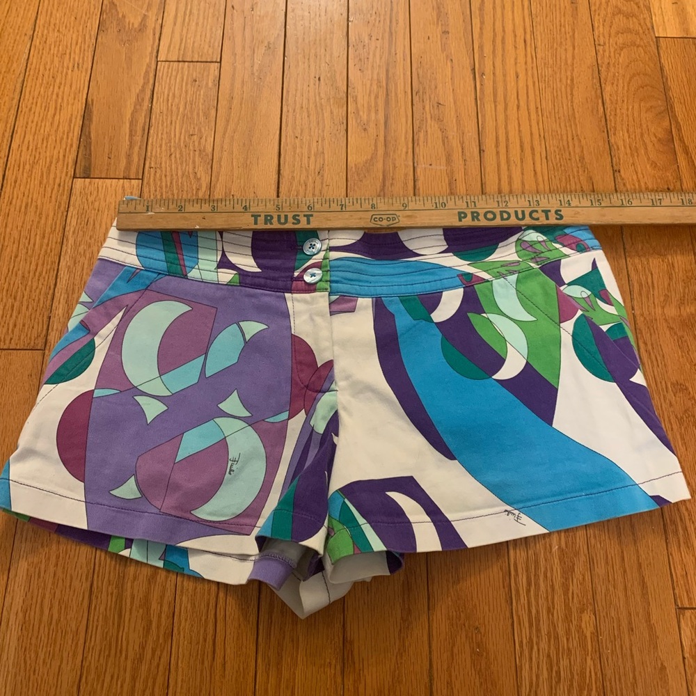 Emilio Pucci Multicolor Athletic Shorts